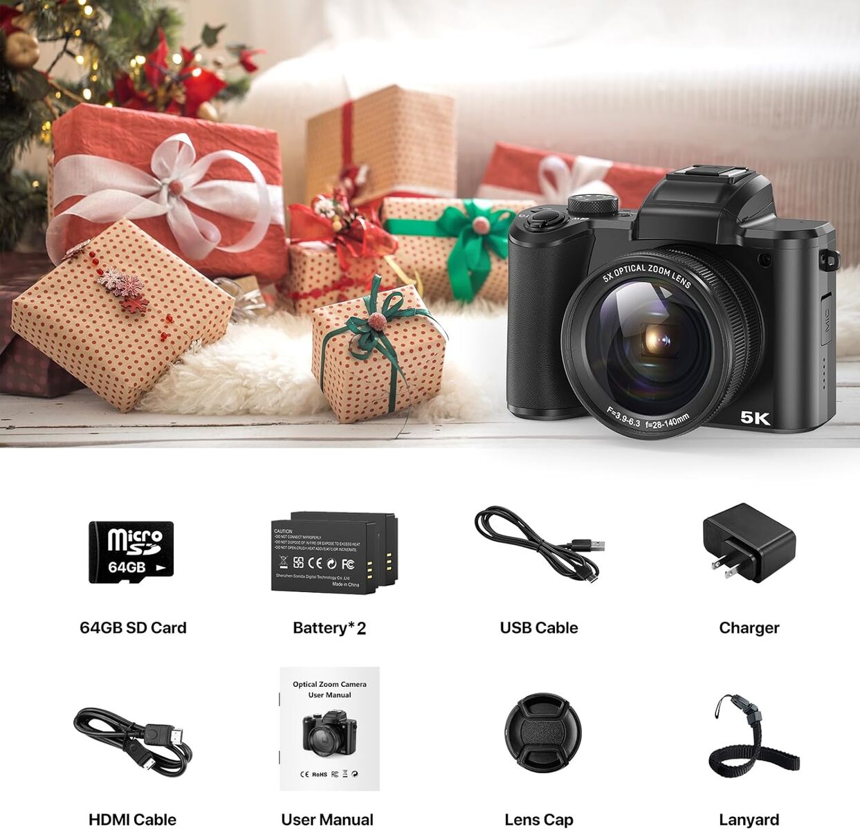 WEDNKOLY DC206 Digital Camera