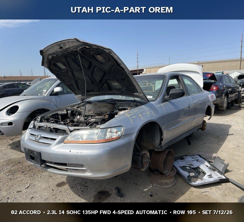 2002 Honda Accord Parts - UTPAP Orem
