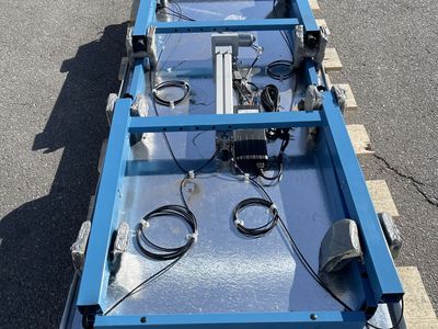 ERGOSWISS Work Table Lift System 70”x28” Blue