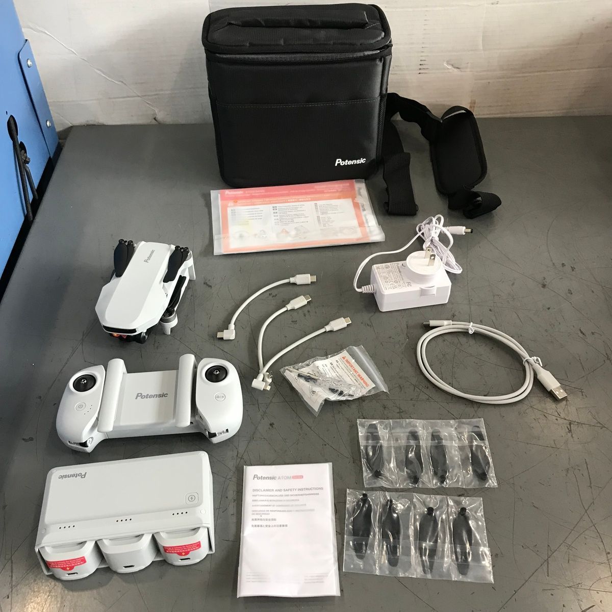 POTENSIC ATOM SE QUADCOPTER GPS 4K CAMERA DRONE 4KM TRANSMISSION FLY MORE COMBO