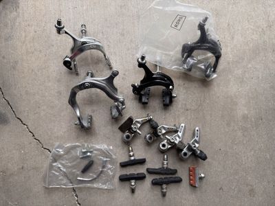 Bicycle Brake Part Lot Arms Shoe Pads for Bike