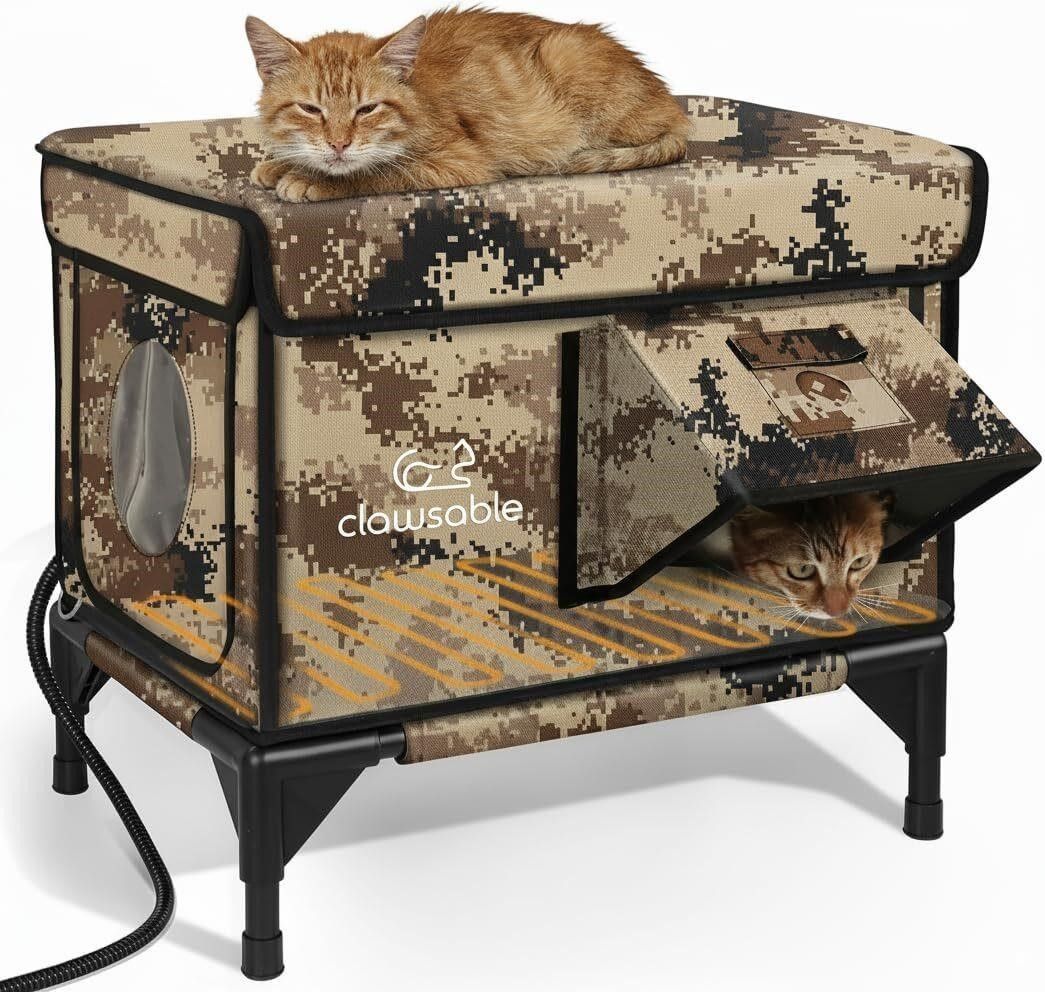 Indestructible Heated Outdoor Cat House