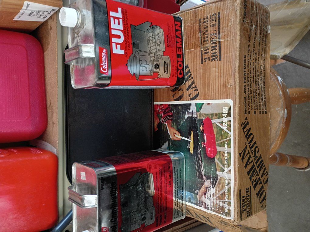 Colman 2 burner camp stove ,$40/OBO