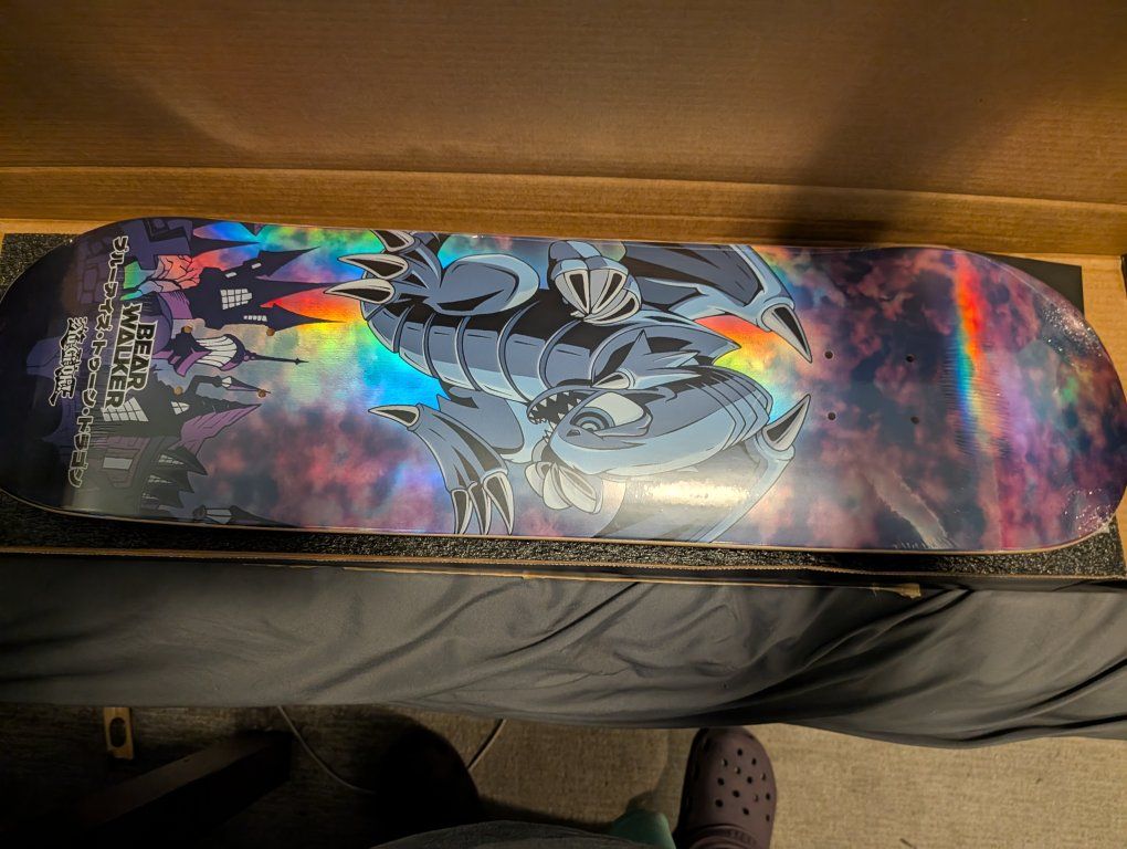 Bear Walker Yu-Gi-Oh! Blue-Eyes Toon Dragon Skateboard Deck #046/100 Limited Edition