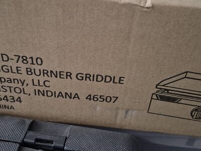 New single burner grill