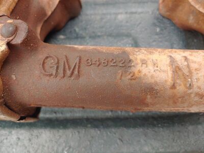 Chevy SB 73-82 RH Exhaust Manifold 346222 Camaro Chevelle Nova SS 350