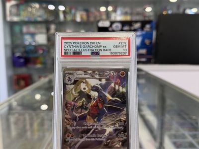 PSA 10 Cynthia's Garchomp ex 232/182 Sv10: Destined Rivals Holo