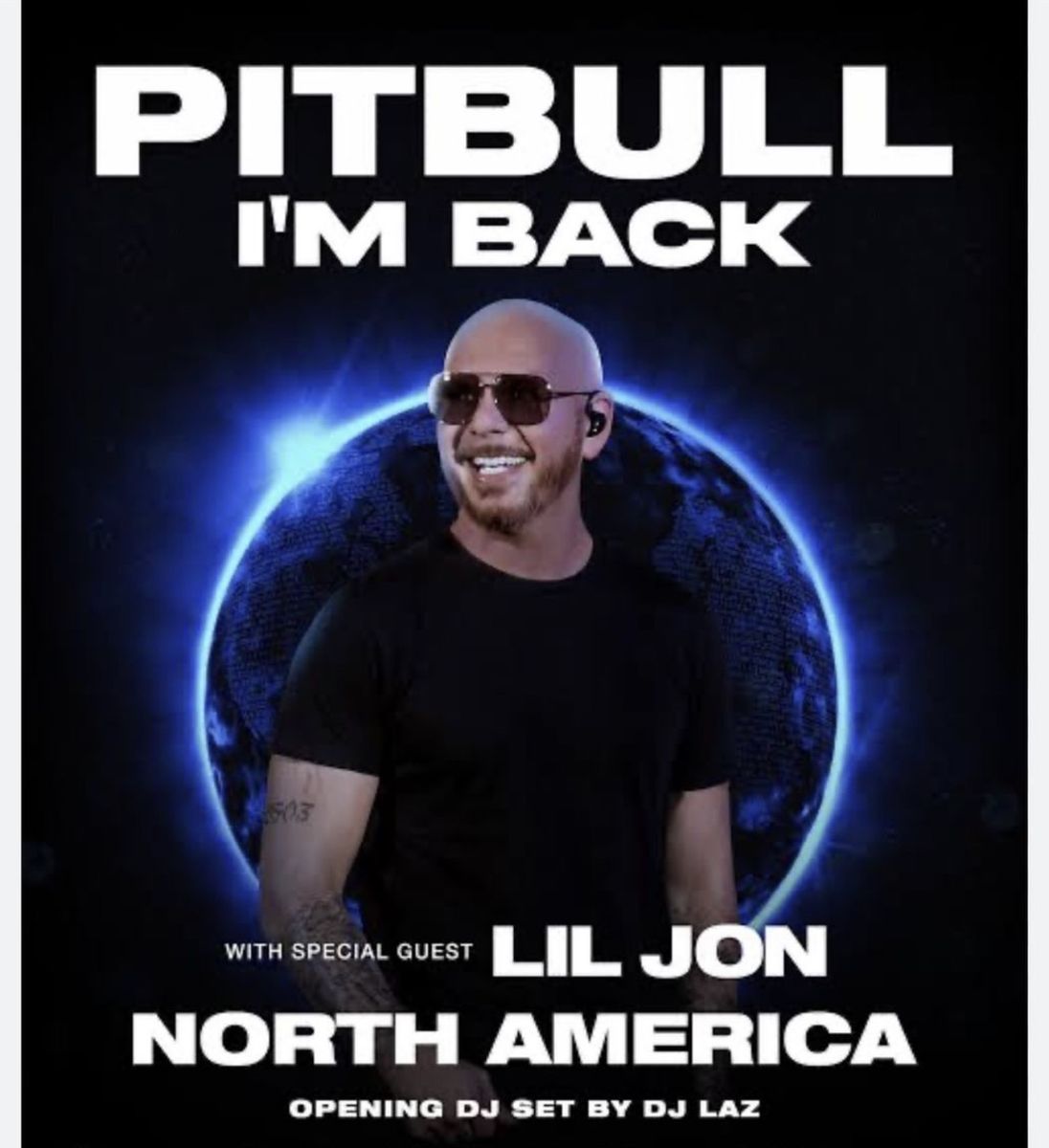 Amazing seats Pitbull and lil’ Jon