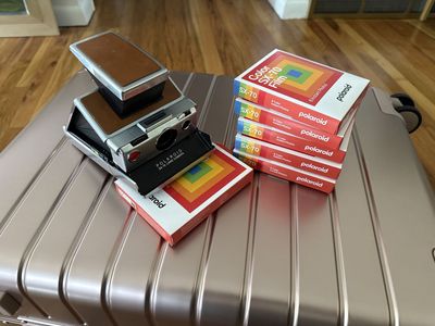 Polaroid SX 70 and six packs of sx-70 film