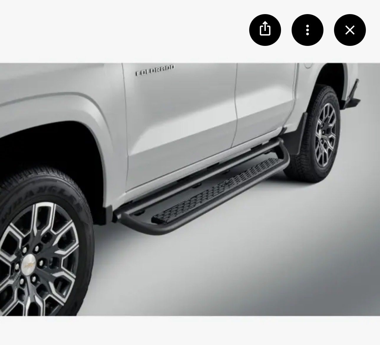 2023-2026 matte black custom OE off-road steps