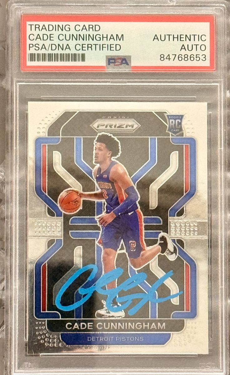 Prizm Cade Cunningham Rookie Auto!!!