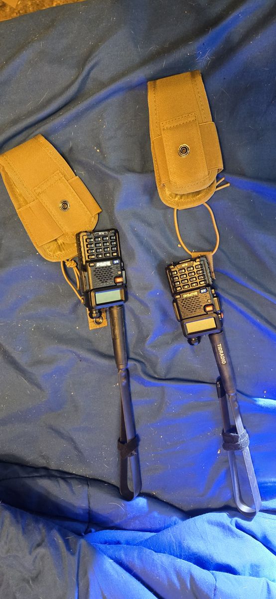 2 Baofeng M-5R with extras