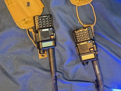 2 Baofeng M-5R with extras