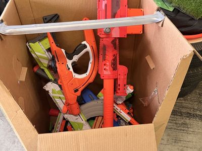 Box of nerf guns