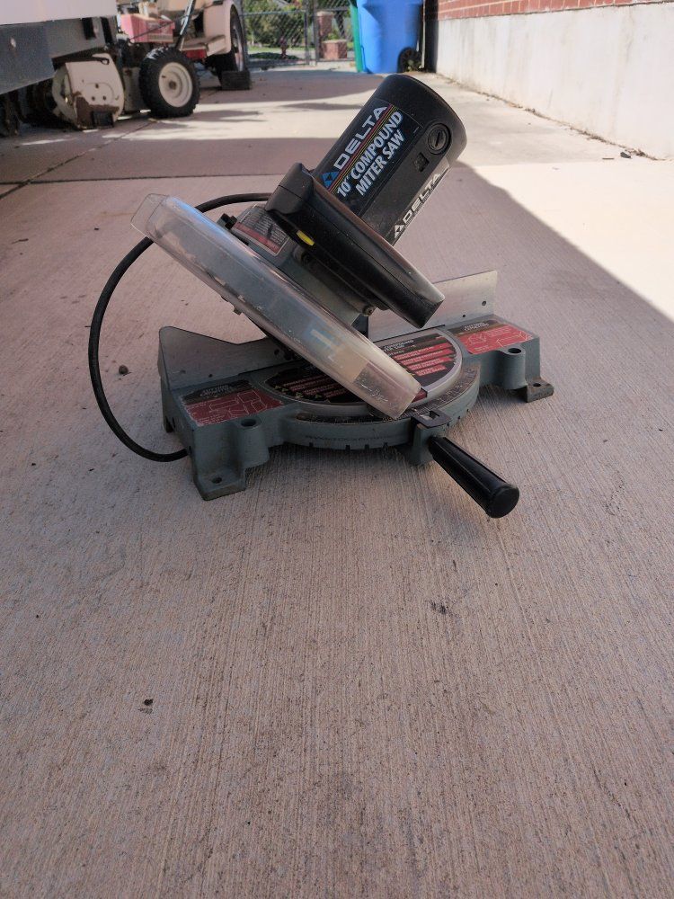 delta 10" compound miter saw