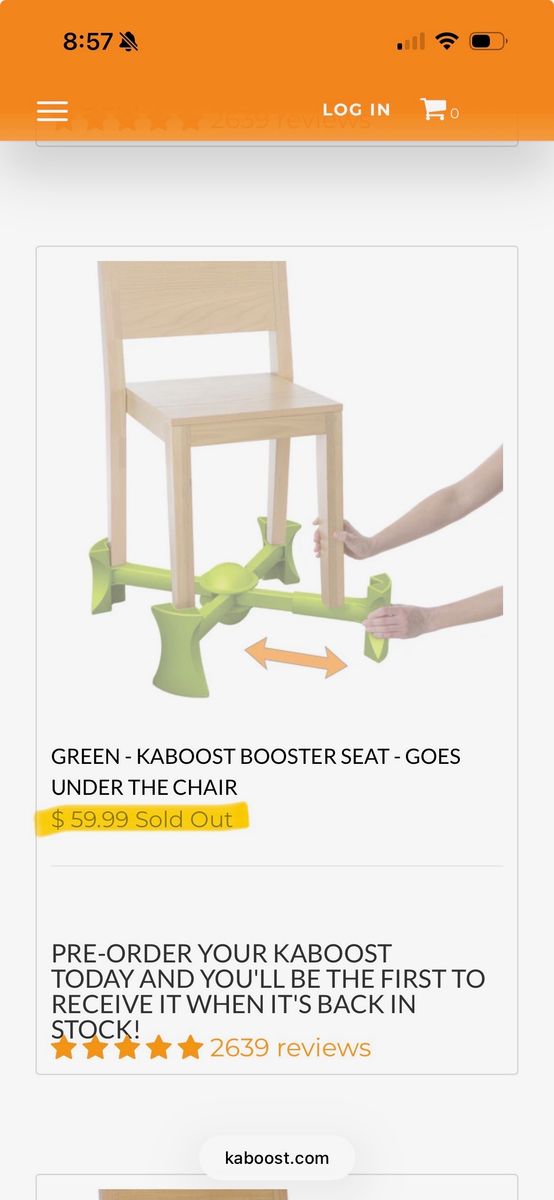 Underchair Seat Booster