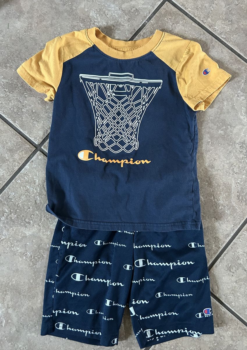 Boys Champion Short and Shirt Set, Size 5/6