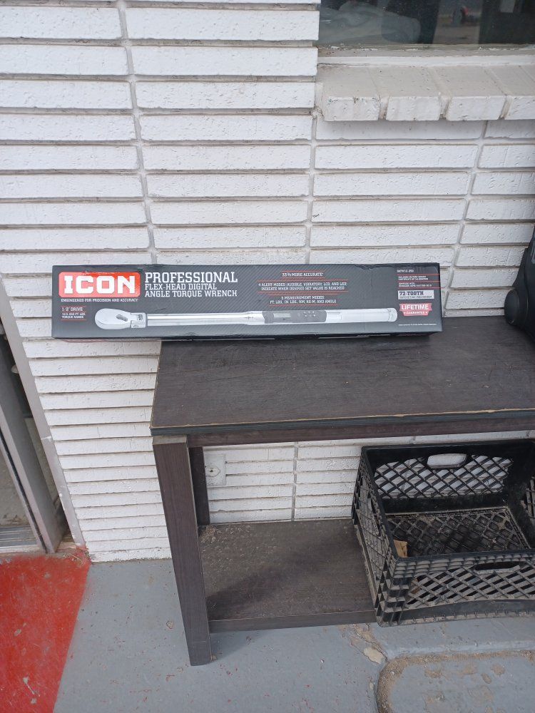 ICON Professional Flex-Head Digital Angle Torque Wrench 1/2" Drive 72-Tooth
