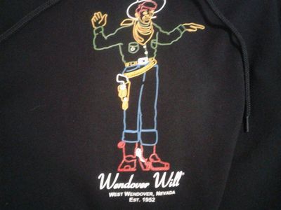 West Wendover Casino Will Vintage Black Hoodie