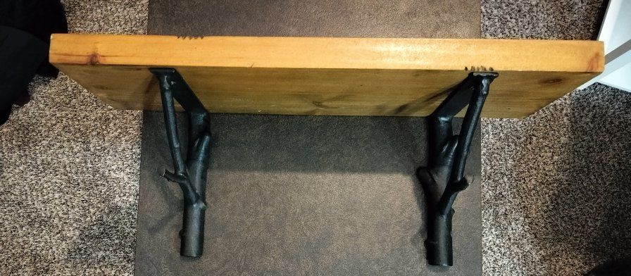 west elm shelf wood metal wall mount