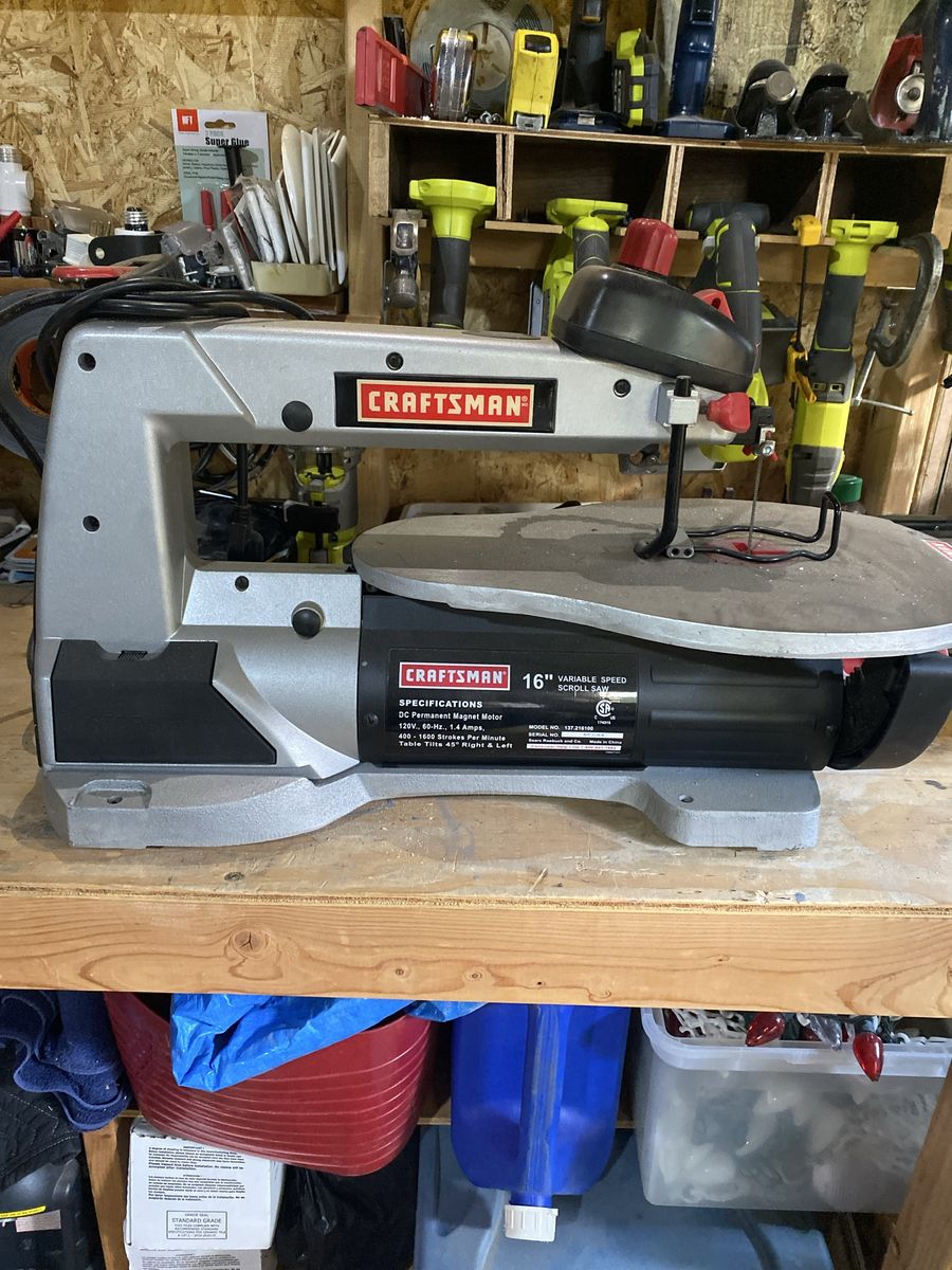16” Variable Speed Scroll Saw