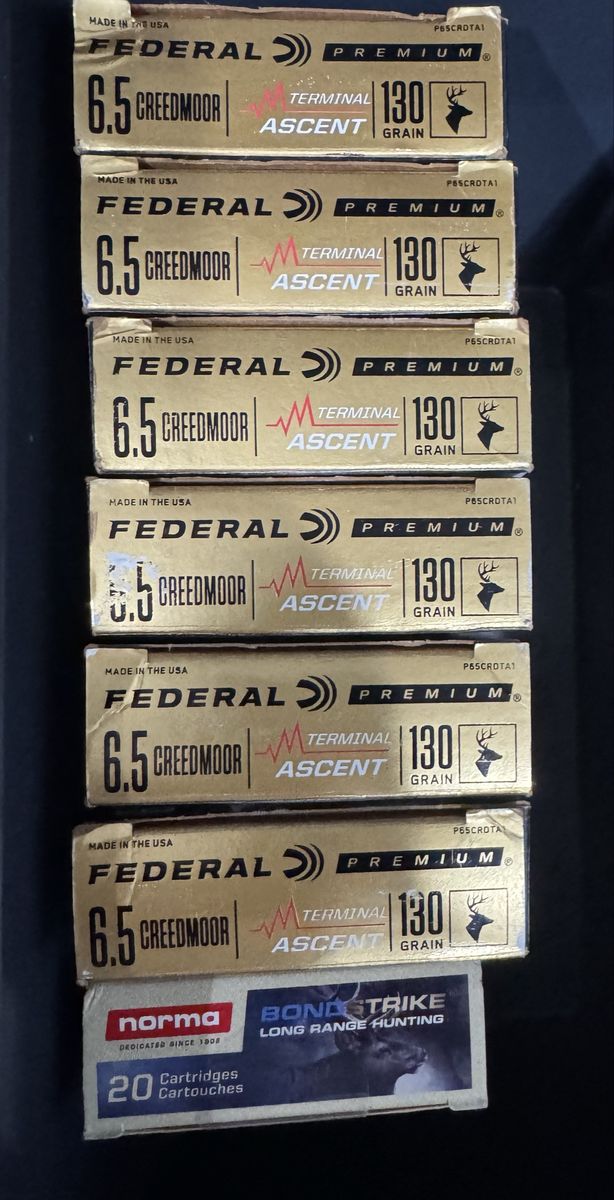 6.5 Creedmoor factory ammo