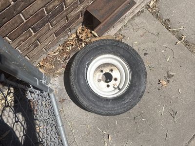 Snowmobile trailer tire 20.5x8r10