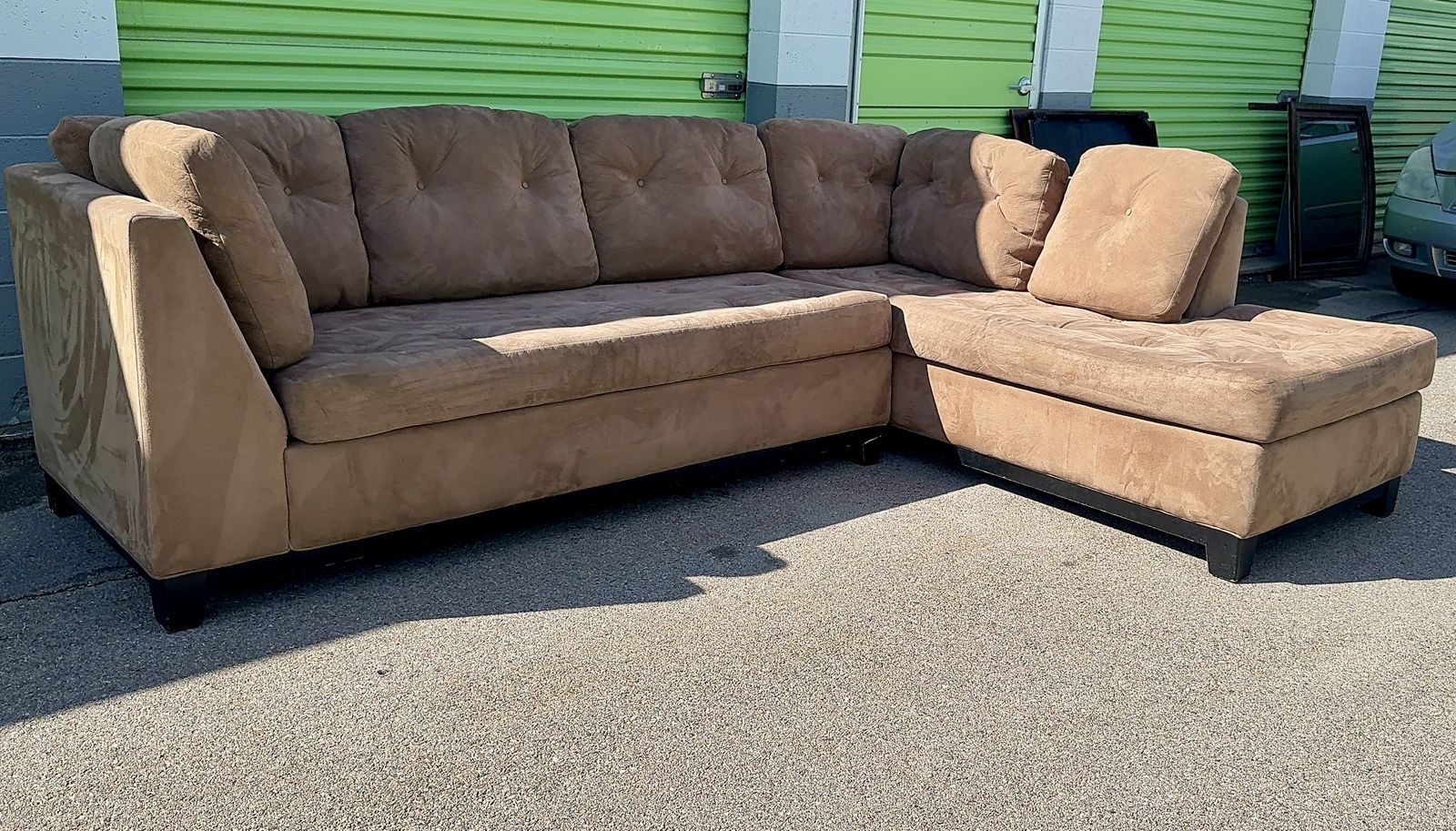FREE DELIVERY! Beautiful Light Brown Sectional