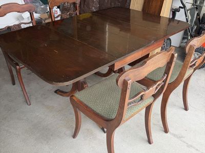 Table and chairs