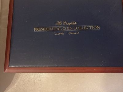 The Frannklin Mint The Complete U.S. Presidential Dollar Coin Case