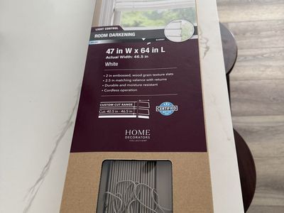 Home Decorations Faux Wood window blind- Taupe color