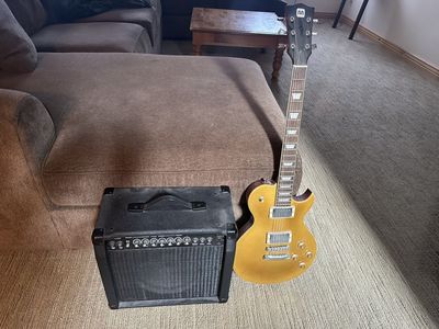 Monoprice guitar and amp