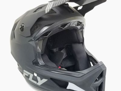 Fly Racing Youth-Small Rayce Bicycle Helmet, Matte Black (73-3613YS-L-R3-S4)
