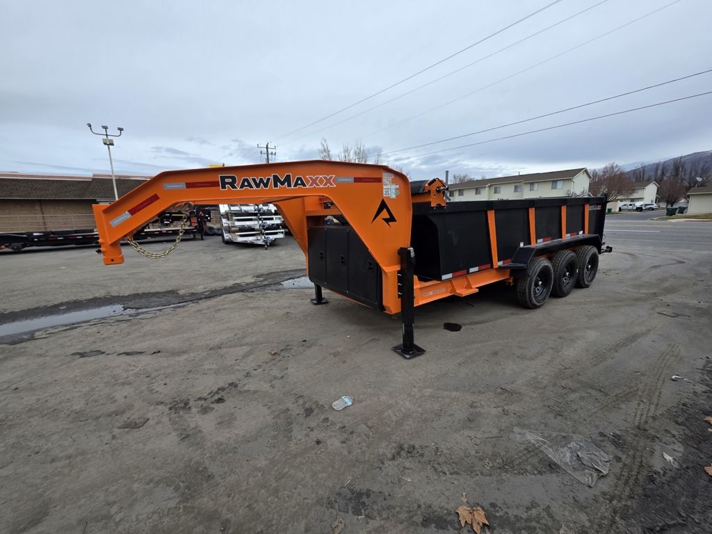2026 RawMaxx 7X16 Gooseneck LPX 21K with Hydraulic
