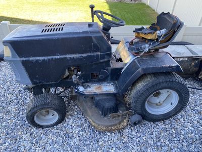 Craftsman LT1000 42" Lawn Tractor - Needs Flywheel & Seat, Tiller Engine Seized