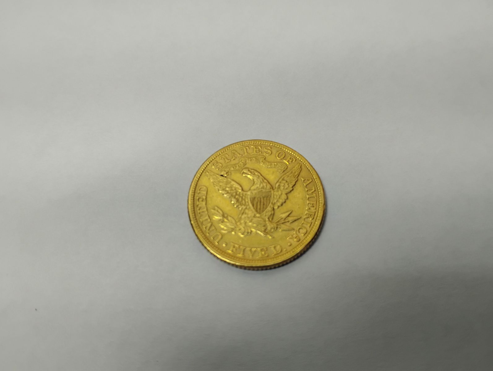 1895 Liberty Half Eagle $5 Gold Coin