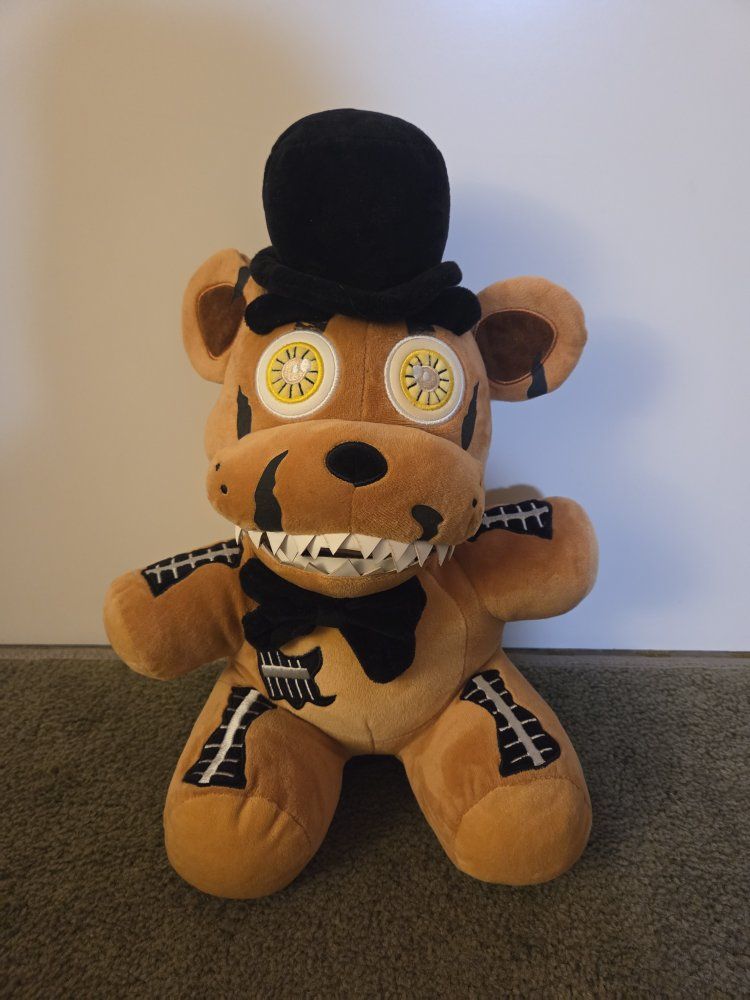 FNAF five nights at freddys plush backpack freddy NWT new stuffed animal