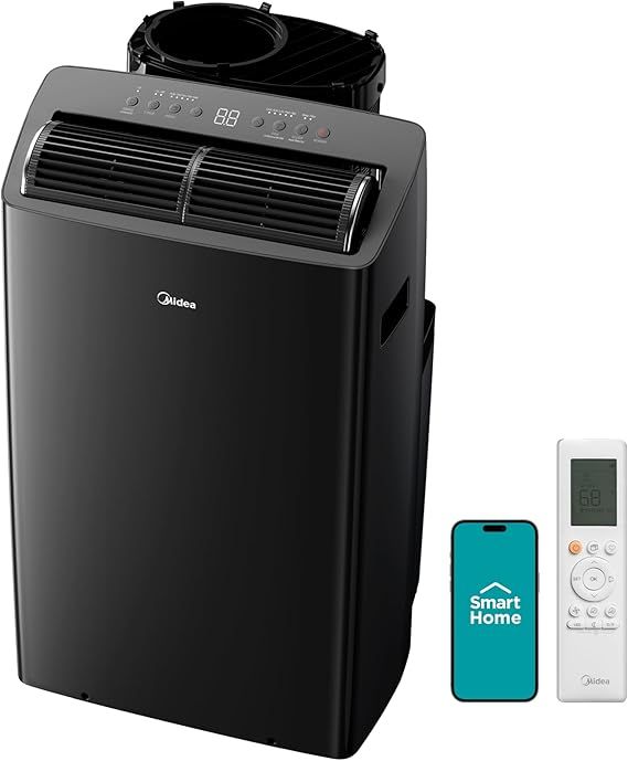 Midea Duo 14,000 BTU (12,000 BTU SACC) High Efficiency Inverter Ultra Quiet Portable Air Conditioner