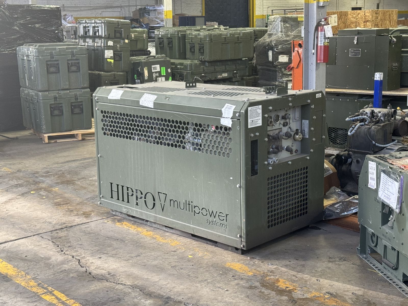 HIPPO Multipower Systems “HEPPOE” Multi-Power Unit (Military/Industrial) — $7,500