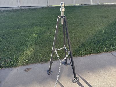 King pin 5th wheel stabilizer for Anderson hitch