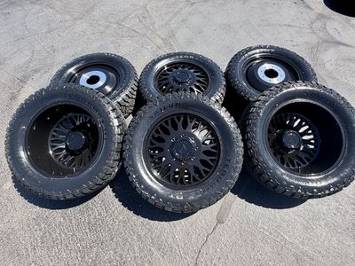 6 New DRW Dually 37x12.50r22 RT Arena 8x200 Ford 8
