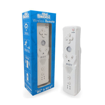 Old Skool Wireless Remote (controller) for Nintendo Wii and Wii U - Motion Plus and vibration feedback built-in