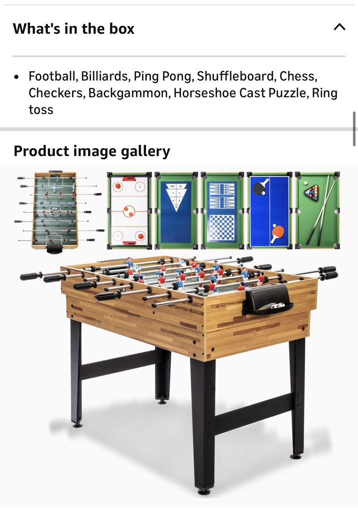 13 In 1 Combo Game Table - BRAND NEW