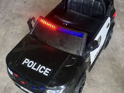 Kids Police Electric Ride-On Car – Barely Used