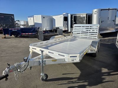 2027 Aluma 7814 TG (6.5X14) 7K with Rock Guard Aluminum Utility Trailer