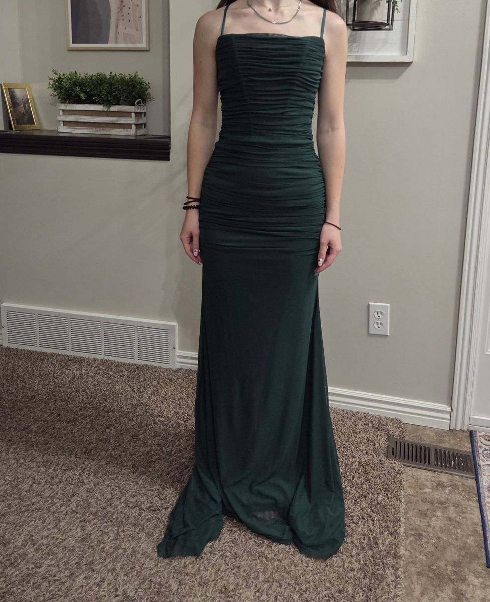 hunter green dress