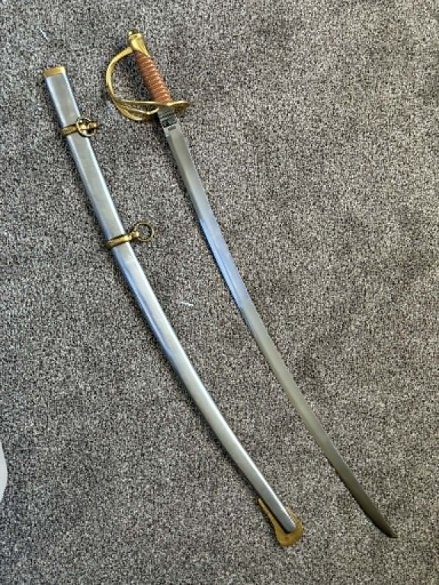Windlass Confederate Cavalry Saber – Battle Ready Civil War Saber w/ Steel Scabbard
