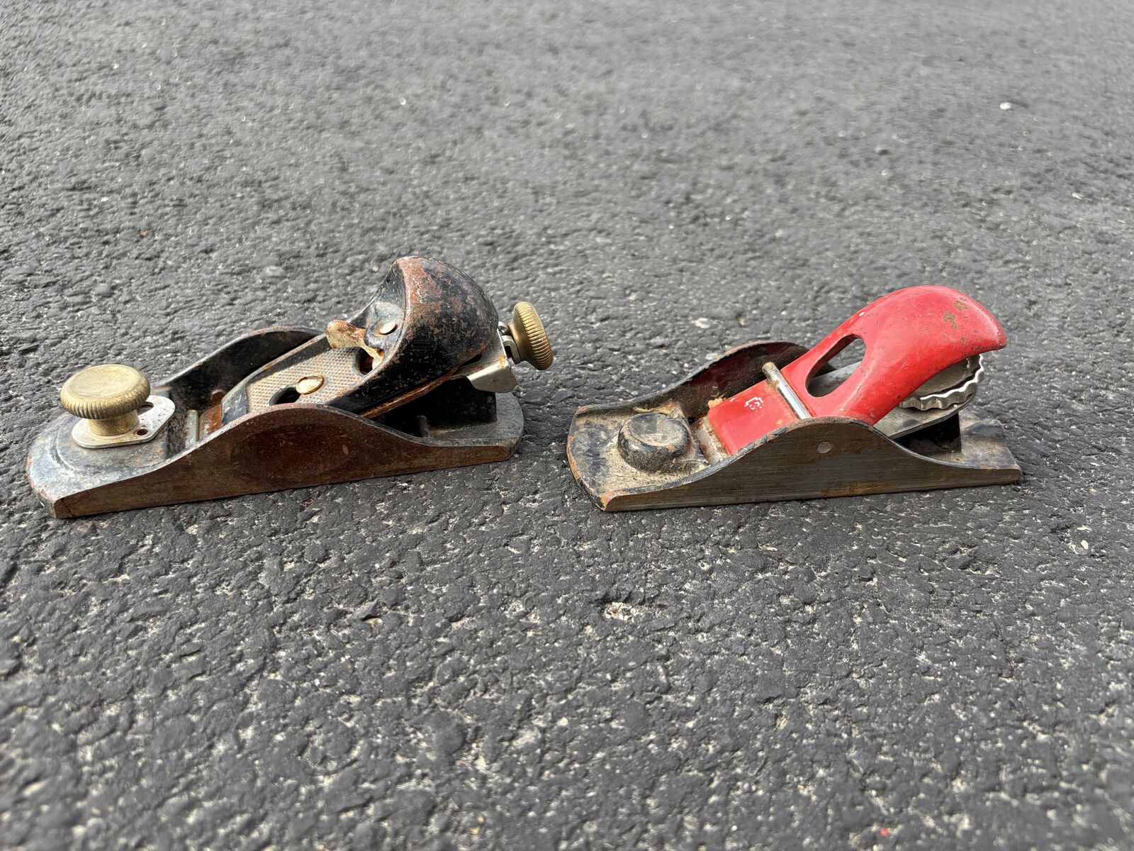 Vintage Stanley block planes  antique hand tools planer