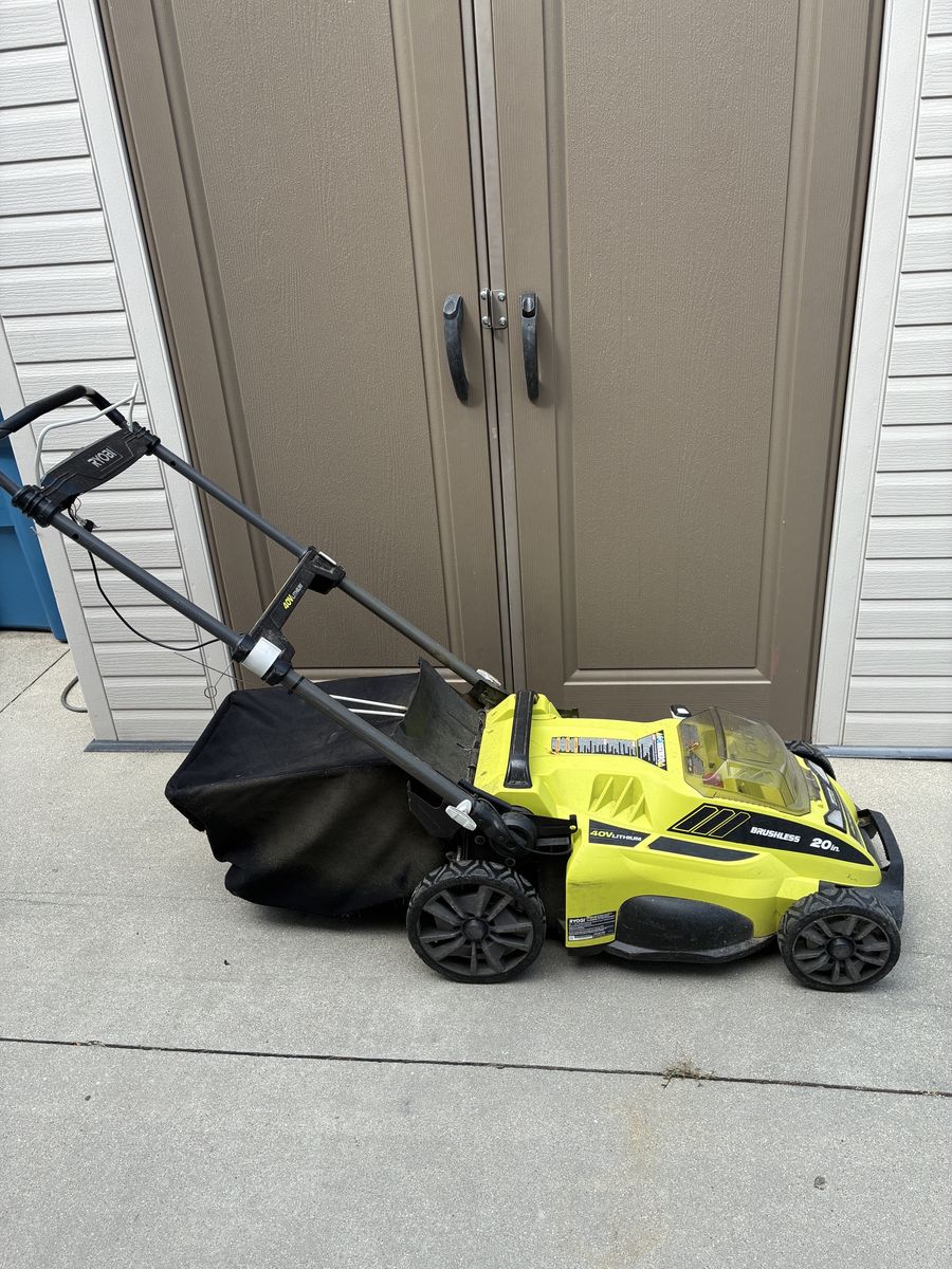 Ryobi 40V 20-Inch electric Lawn Mower