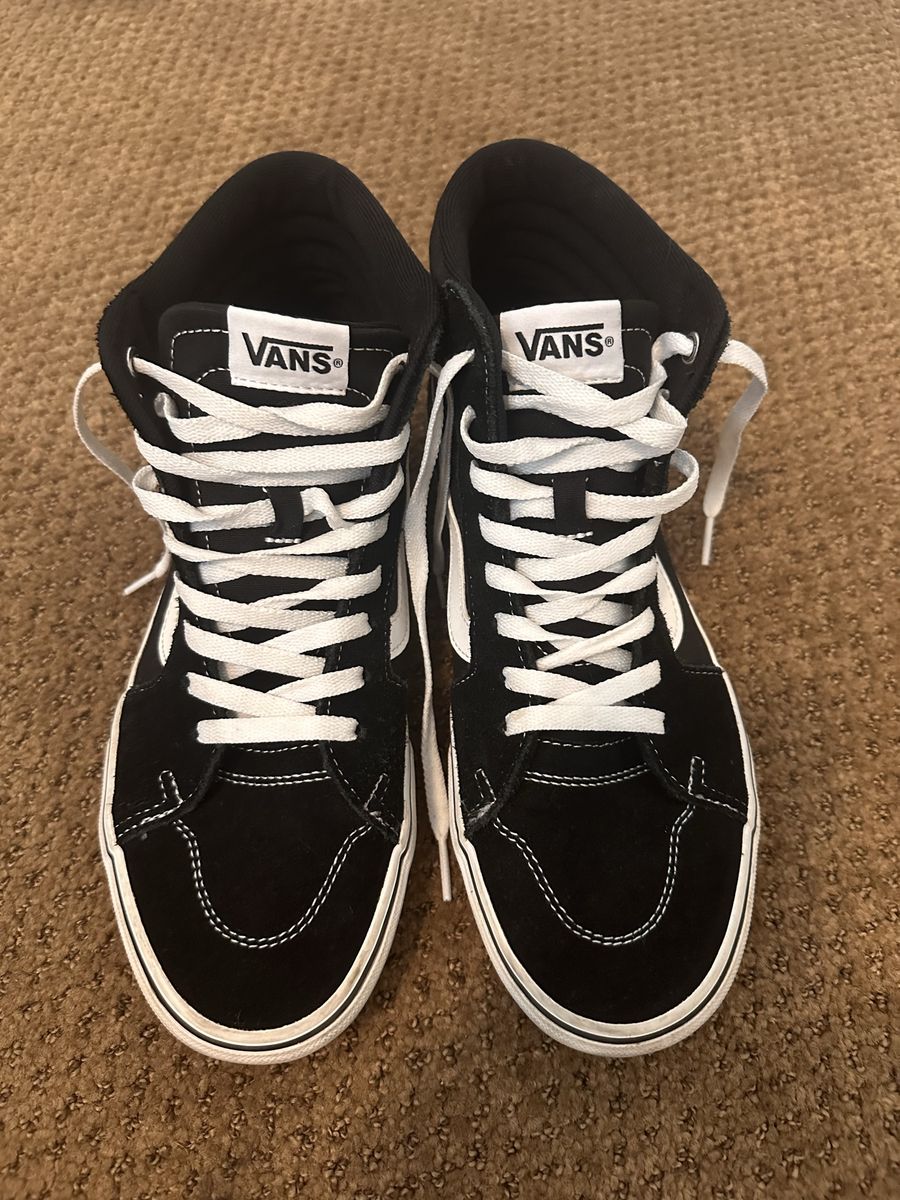 Vans men’s Filmore hi top canvas/suede size 9